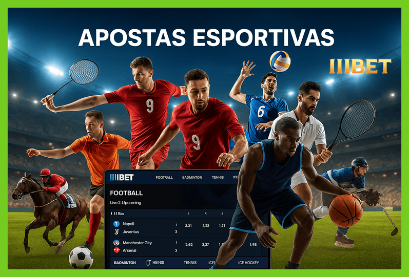 Aposte em apostas esportivas no cassino online IIIBET